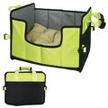 Petpurifiers Travel-Nest Folding Travel Cat & Dog Bed, Green - Small PE2640429